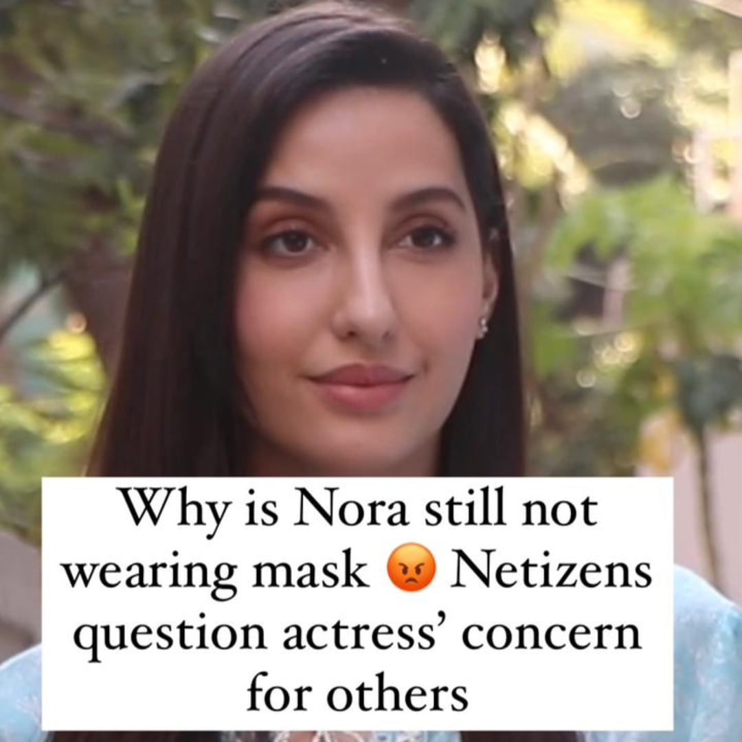 Nora Fatehi gets trolled for not wearing mask in her FIRST appearance ...