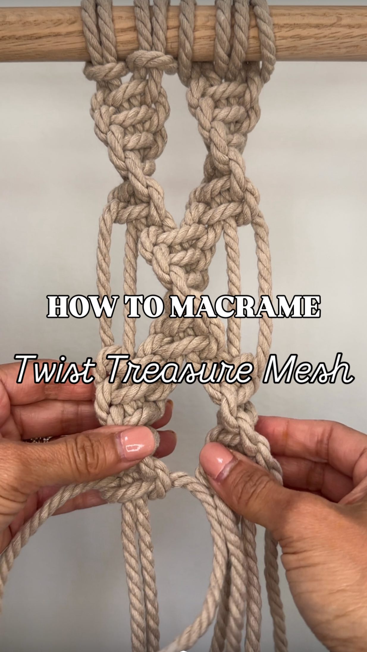 The half knot treasure mesh. I think this pattern is underrated. It is ...