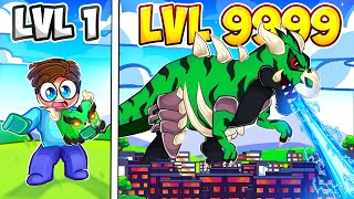 Upgrading To Get MAX LEVEL T-REX in BLOX FRUITS! (roblox