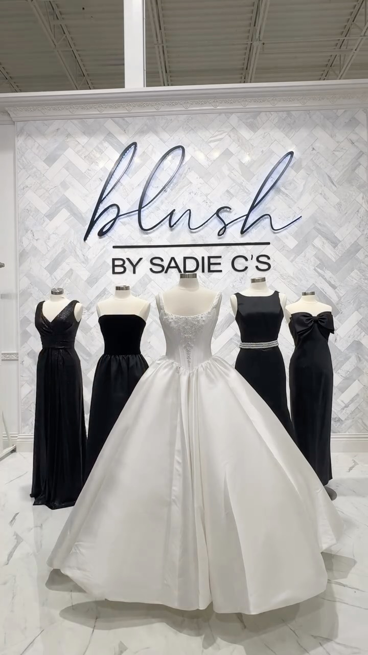 It’s Friday and we’re in love with our display dresses! 🖤🙌🏻, 📍 107 Constitution Drive in West Monroe, LA , 🛍️ TUES-FRI: 10AM-6PM / SATURDAY: 9AM-5PM, #mannequins #happyfriday #dressshopping 