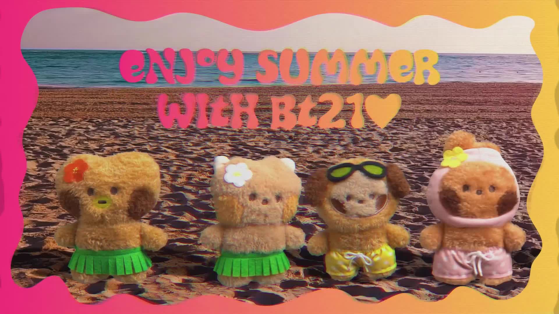 Summer, here we come!🏝 BT21 minini summer edition Online Coming