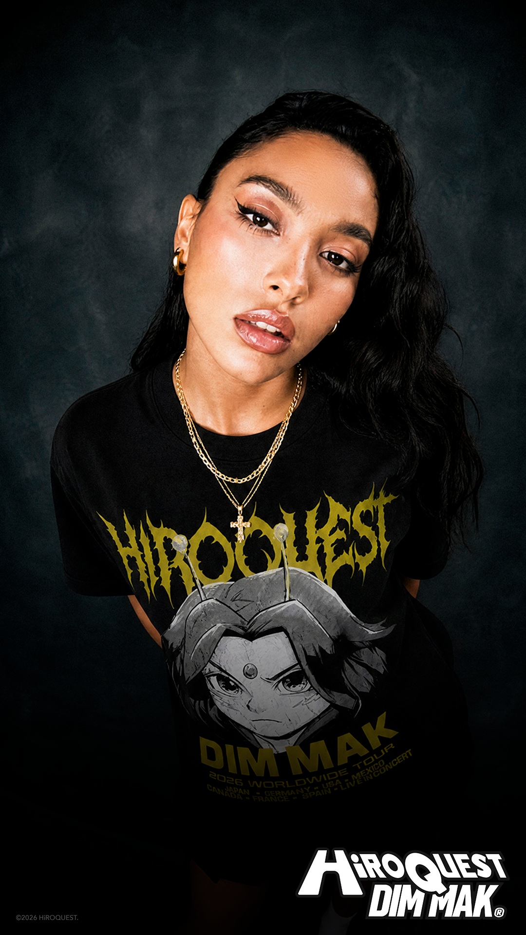 HIRO TAKES THE STAGE. ⚡️ The Hiro Metal Tee channels the energy