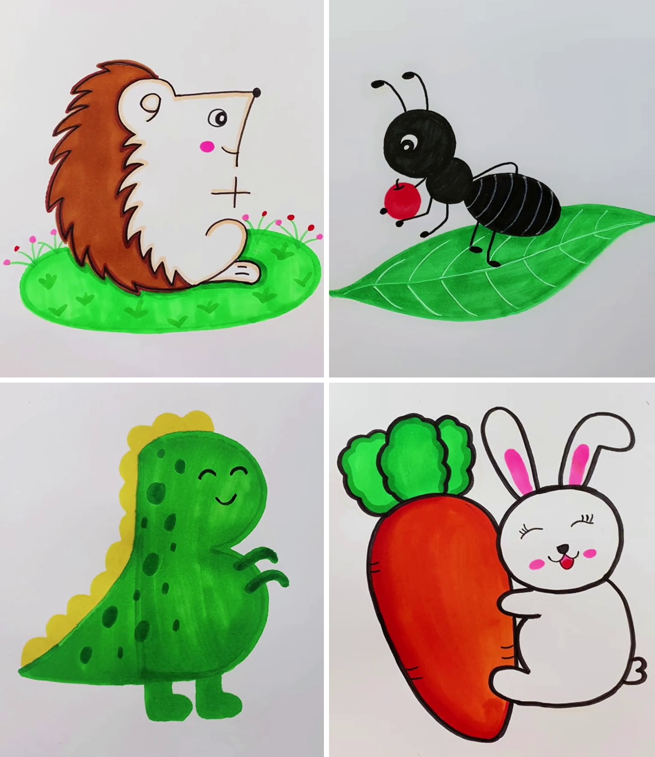 Simple Pencil Drawing Tutorial for Kids | paper, pencil, tutorial ...