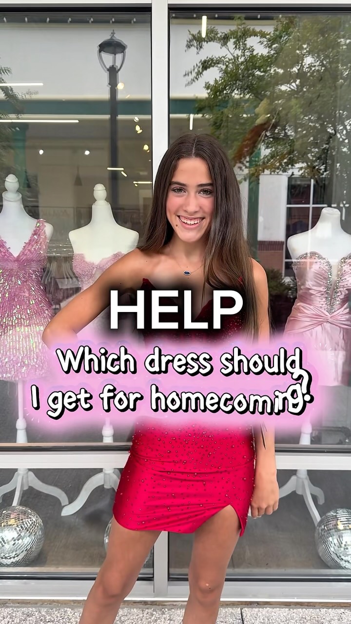 homecoming dresses savannah ga HELP! Which dress should ai get for HOCO? 1, 2,, or 3? Drop your fave 👇 , dress shopping in Savannah, starts here 👗, #hoco #homecoming #homecomingdress #explorepage #teensfashion dresses near me formal
