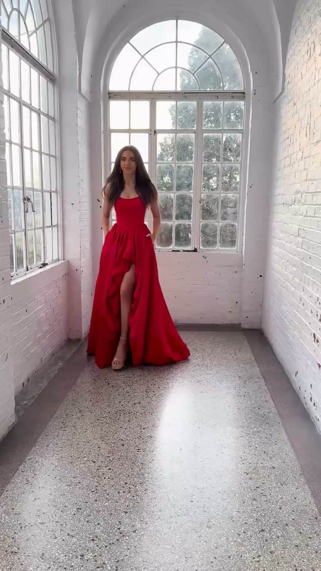 ruby red ❤️✨ Miah Vega #ReflectionsPromandPageant #ShopLocal #HarrisonburgVA , #love #obsessed #gorgeous #style #fashion #red #reddress #ballgown #bubbleskirt #corset #hoco #hocodress #hoco2026 