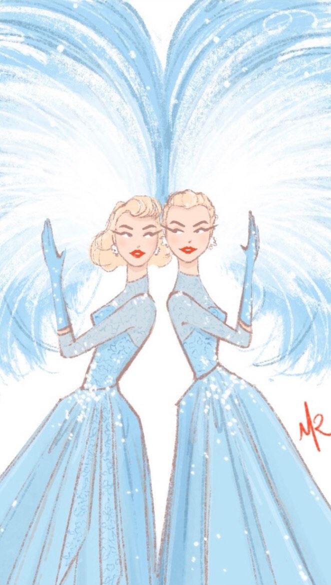 Wich Betty Haynes Outfit are you?❄️ Outfits worn by Rosemary Clooney as Betty Haynes in one of my very favourite festive movies, White Christmas from 1954 (costu | Marlavonduta