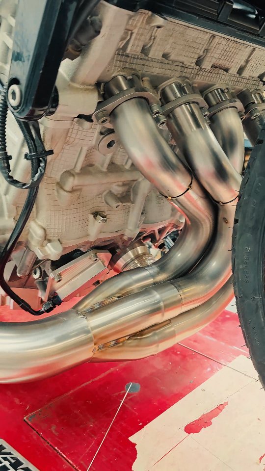 R-77 stainless/carbon race exhaust for GSXR1000