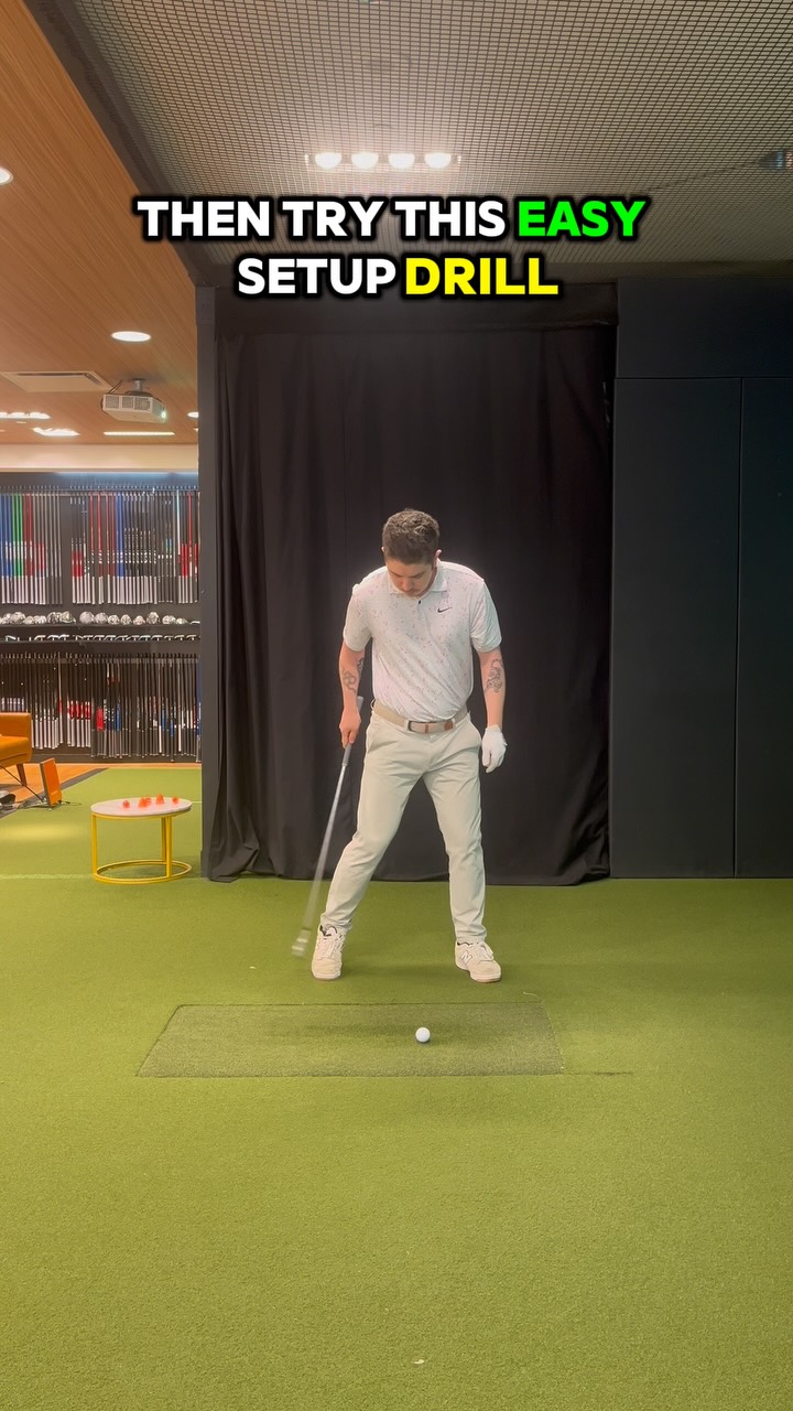Easy set up drill to help your weight shift and improve your iron ...