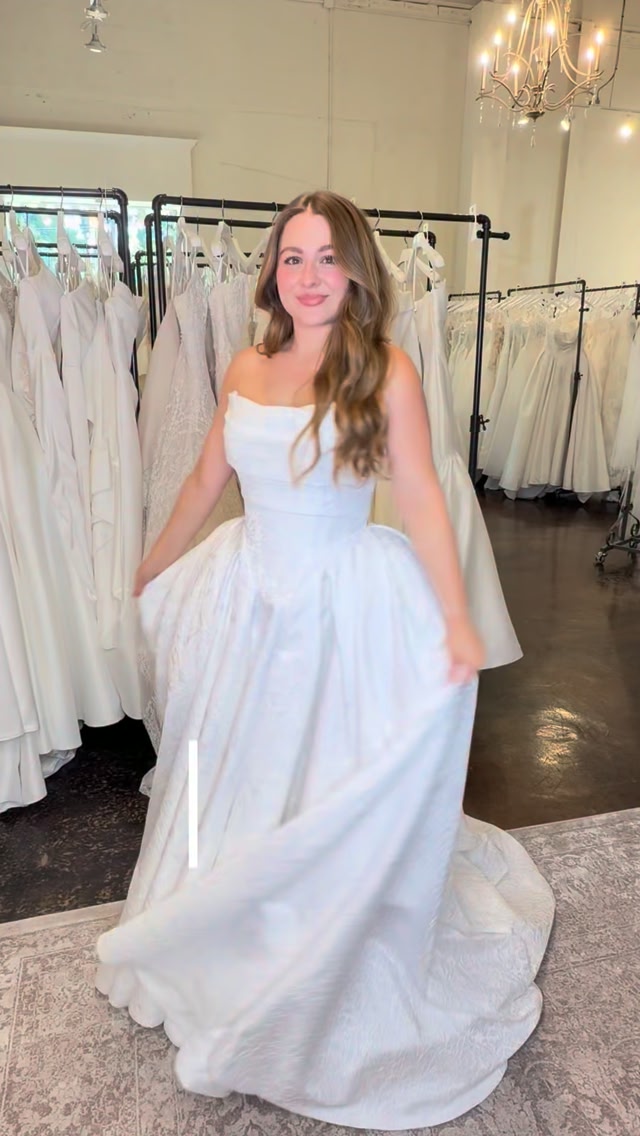 formal dress shops shreveport Classic wedding gowns featuring soft all over detail✨🫶🏻🤭 , Visit our website to book your “say yes” moment ✨, #weddingdress #bridalgown #bridetobe #2027bride #classicbride dresses near me formal