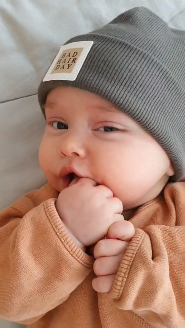 𝘽𝙖𝙙 𝙃𝙖𝙞𝙧 𝘿𝙖𝙮, - nicht mit uns!, #miniliebe #beanie #biobaumwolle #kinder #babyboy #geschenkidee #geschenk #elternalltag | Miniliebe