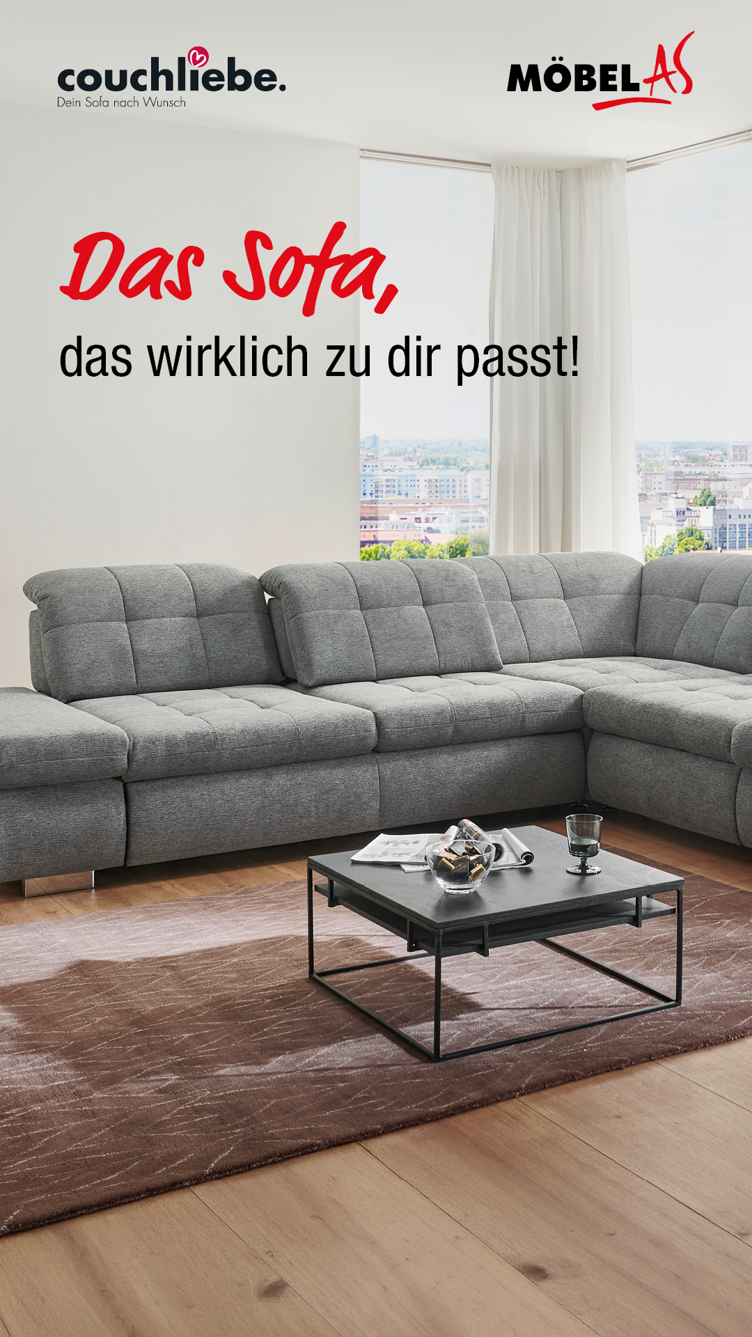 Couchliebe. Dein Sofa nach Wunsch ❤️, Ein Sofa sollte nicht nur gut aussehen. Es sollte zu deinem Alltag passen – zum Entspannen, Lachen, Streamen und Leben. Allein oder mit deinen Lieblingsmenschen.