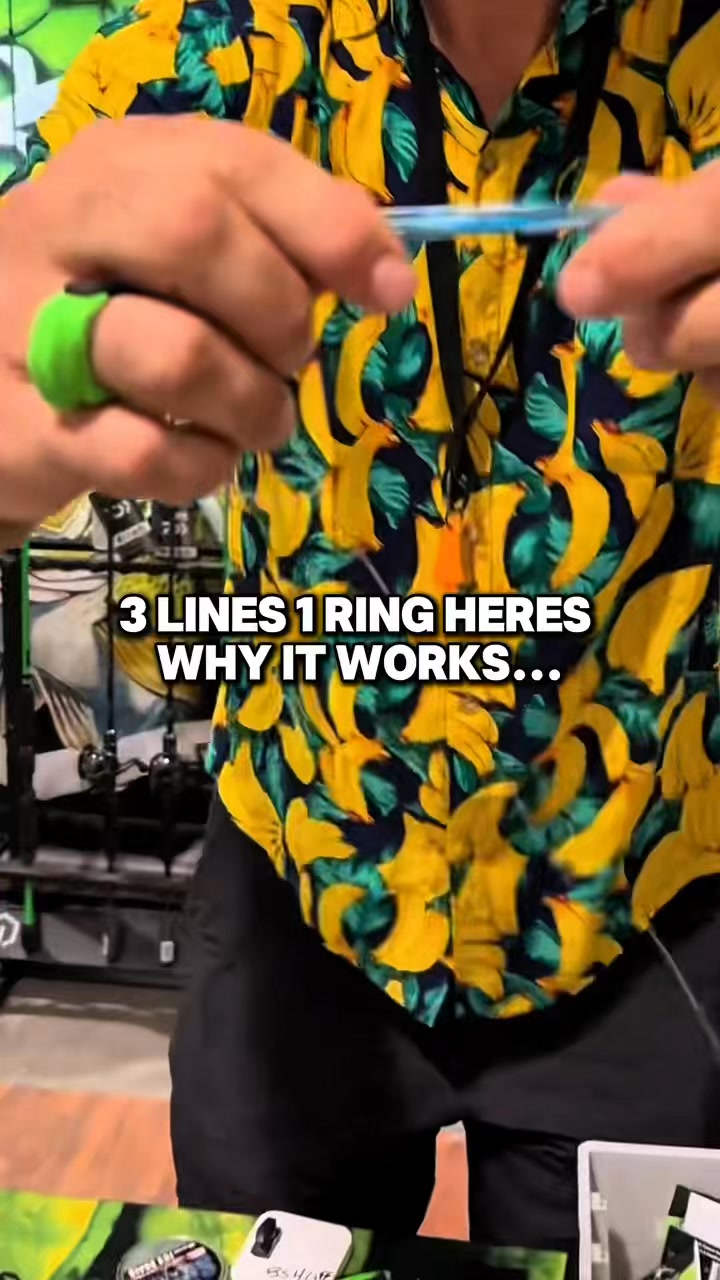 みっくす様CLANE RADIAL LINE TWIST ONE PIECE Three lines. One ring. Here's how it works. 🎣💍 The Line Cutterz