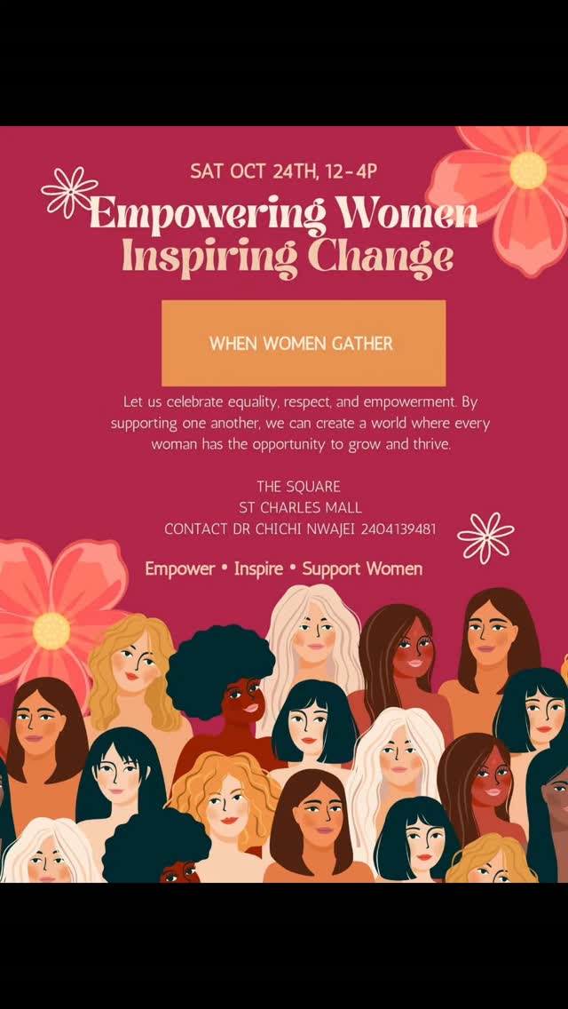 Empowering Women Event at St Charles Mall Waldorf MD Oct 24th