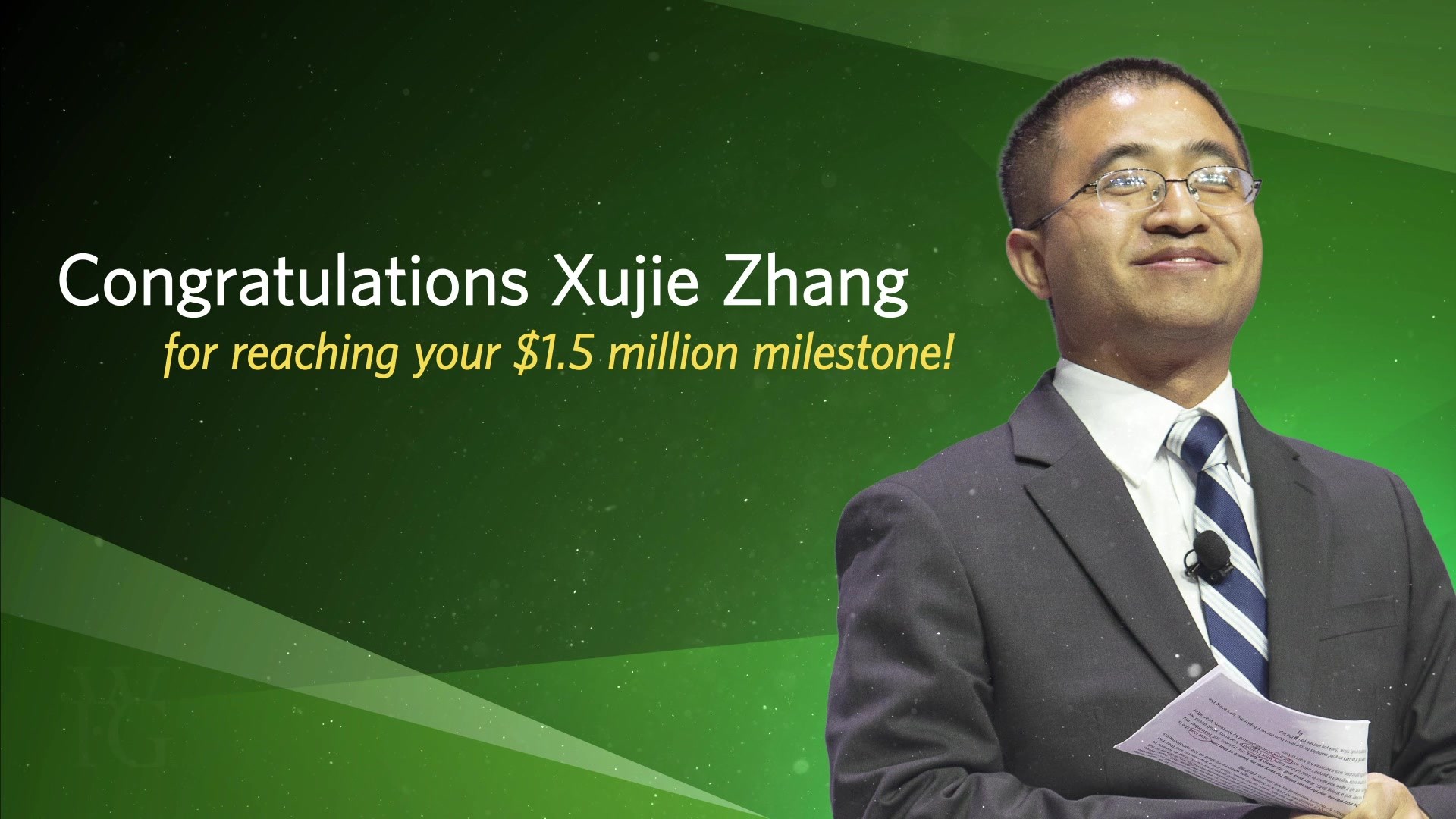 On behalf of all of us at WFG, congratulations Xujie Zhang on earning ...
