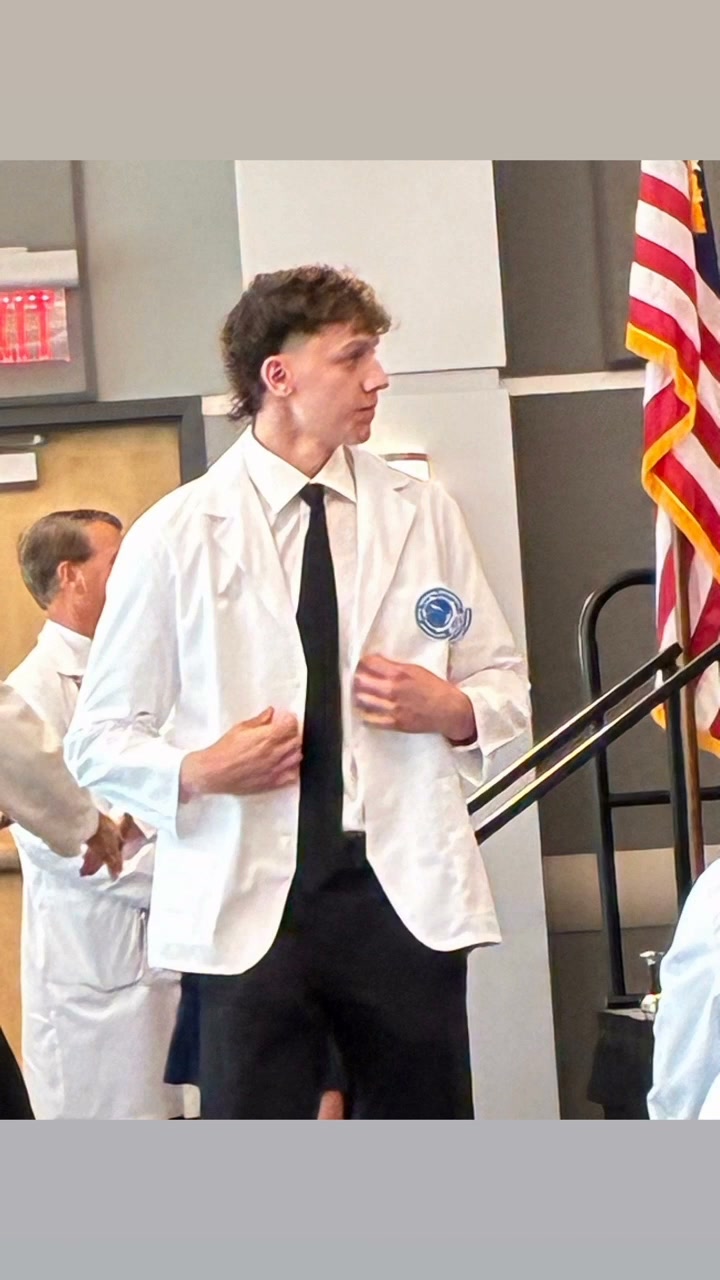 White coat ceremony 💙 | Rebecca Burgess