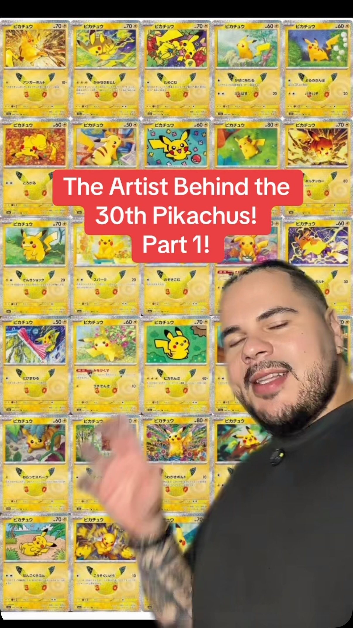 The Artist Behind the 30th Pikachus! Part 1! Creative Pokemon are