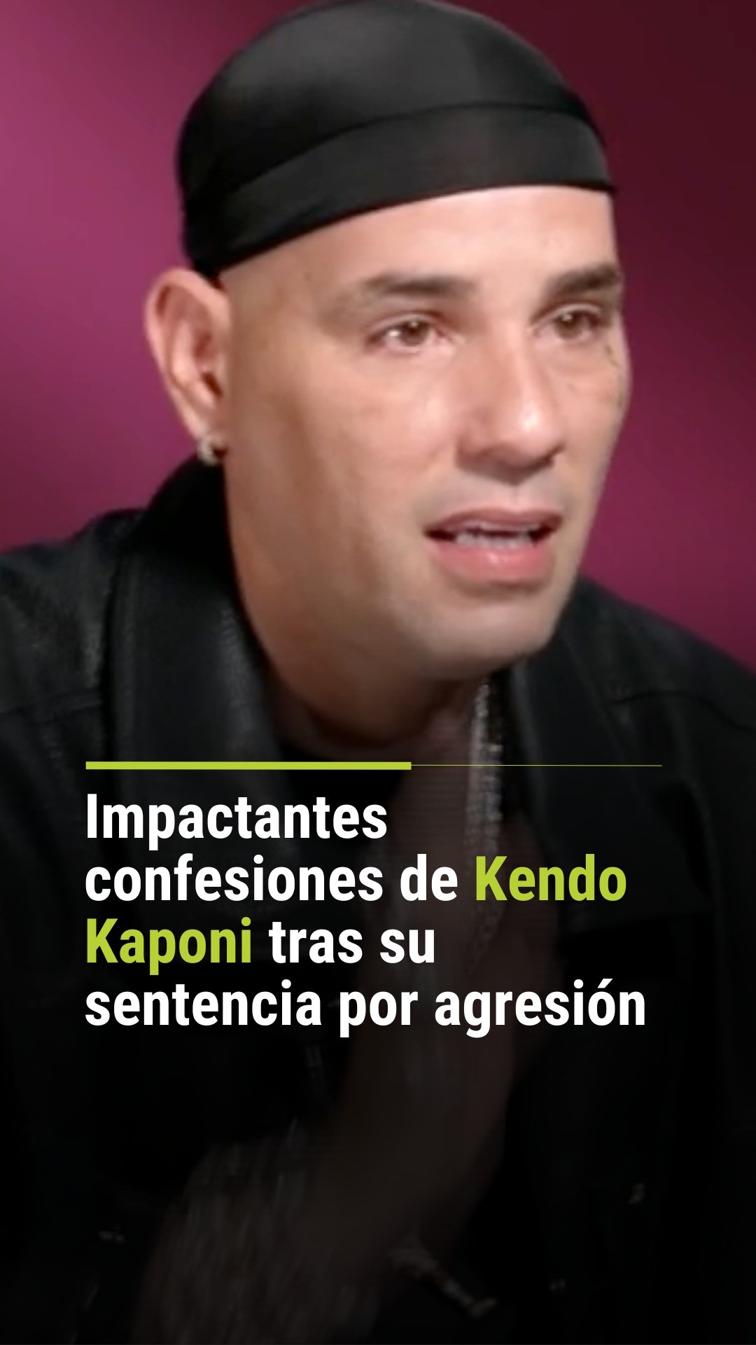🎥 Exclusiva: Impactantes confesiones de Kendo Kaponi tras su sentencia ...