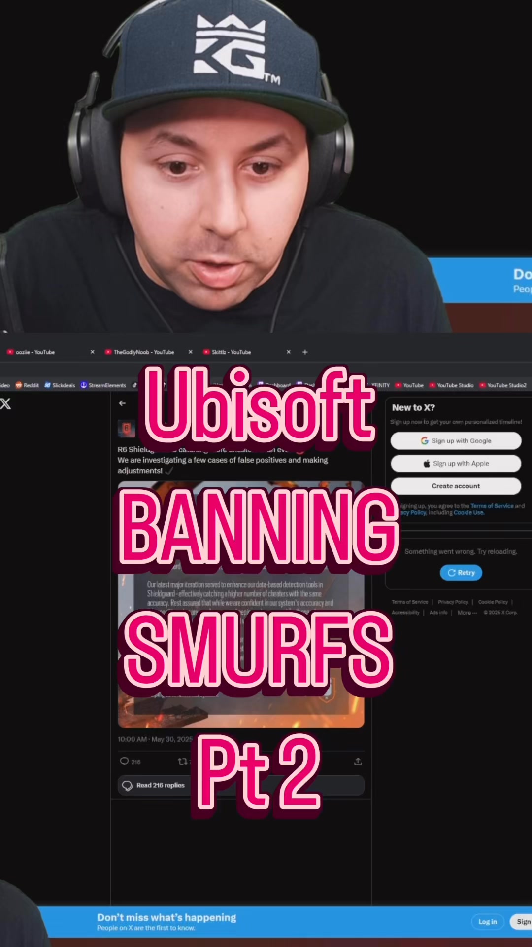 Kinggeorgetv - Ubisoft is BANNING Smurfs! #r6... | Facebook