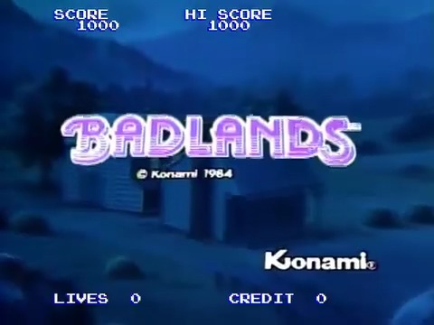 Badlands is an early 1984 laser disc game that showcases animated