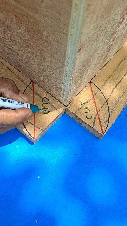 Technique for joining corners using rope.. #woodworking #creative # ...