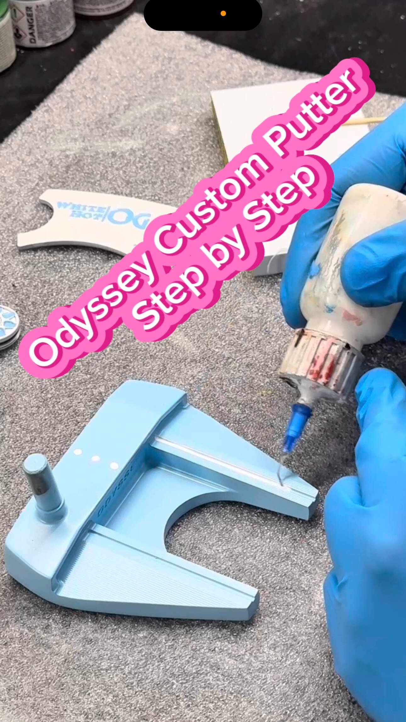 UNIK GOLF - ⬇️ Odyssey Putter Custom – Step by Step ⬇️... | Facebook