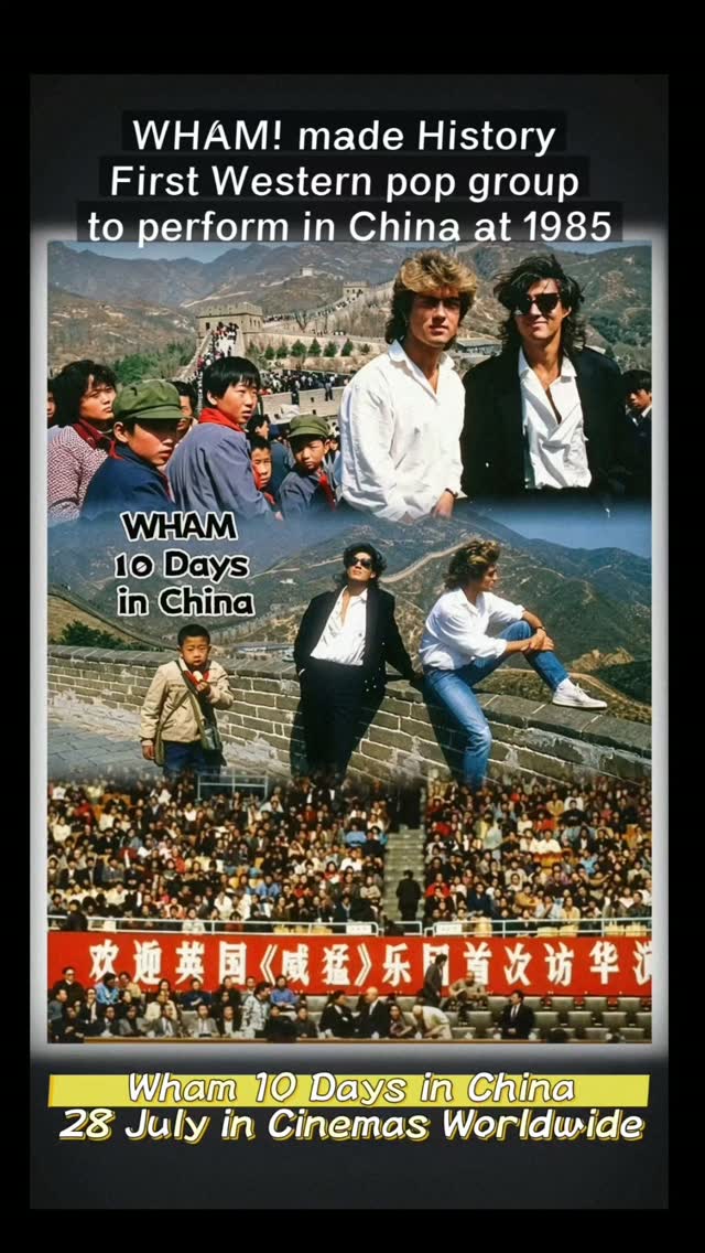 40 years ago WHAM! made history as the first western act to