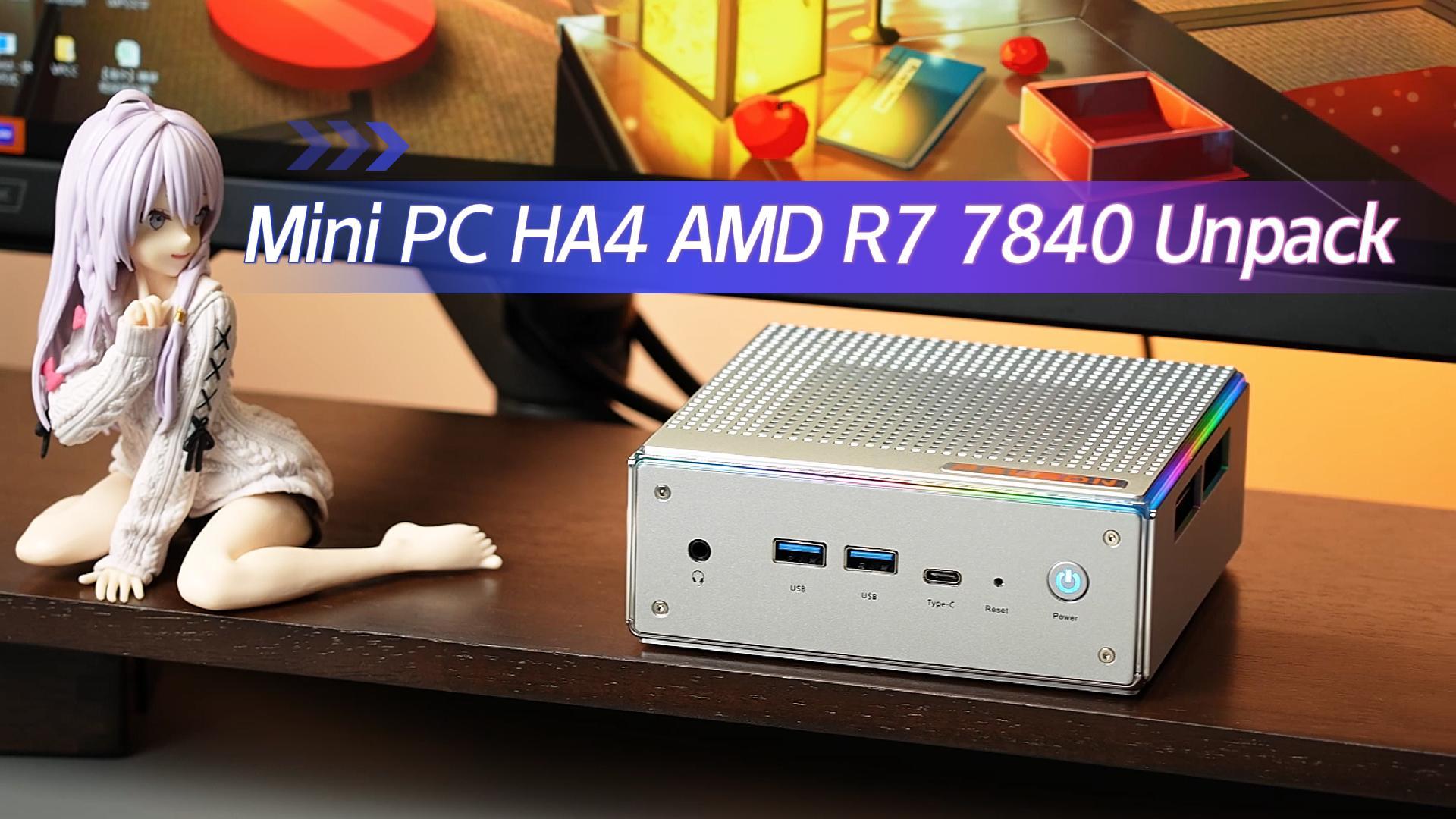 Stand out with the PELADN HA-4 Mini PC, offering powerful 