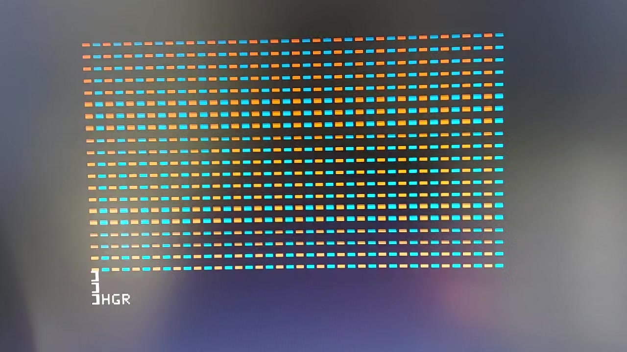 Filling Apple II HGR screen with optimized code