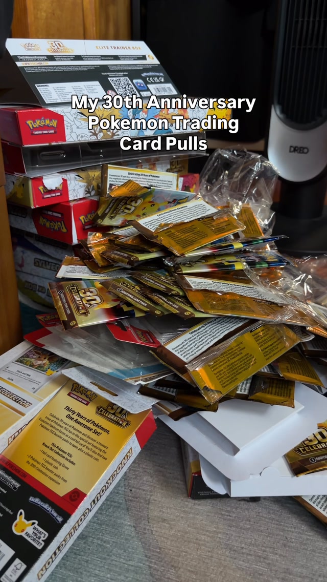 Collector happy with older Pokémon cards despite 30th Anniversary