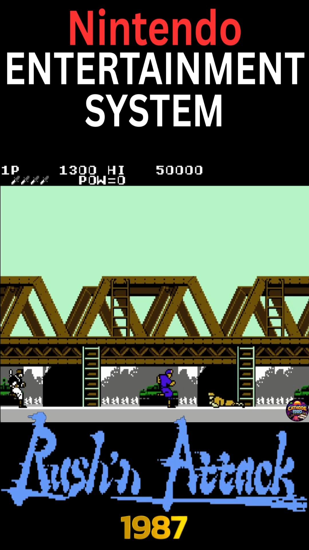 🥷💥 Rush'n Attack on the NES — 1987! Konami's classic arcade run