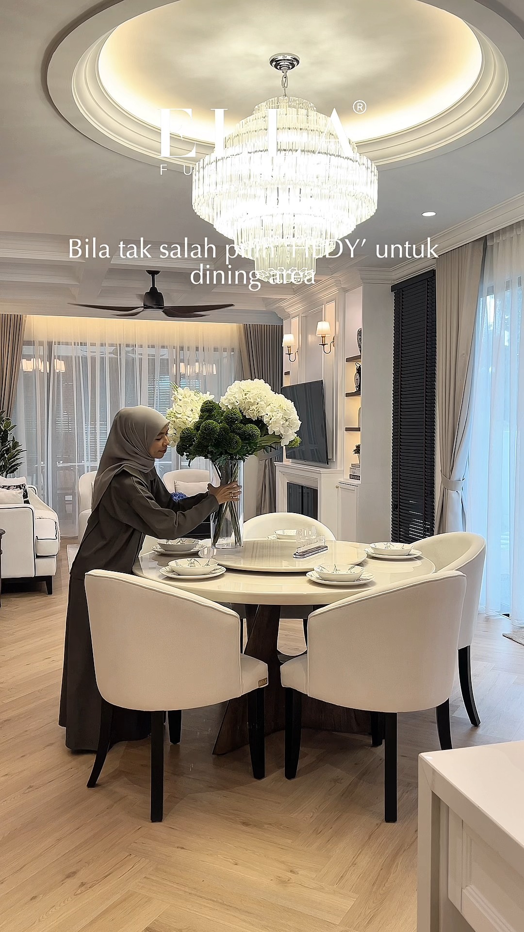 Bila tak salah pilih design ‘HEDY’ untuk dining area ! Design baru ...