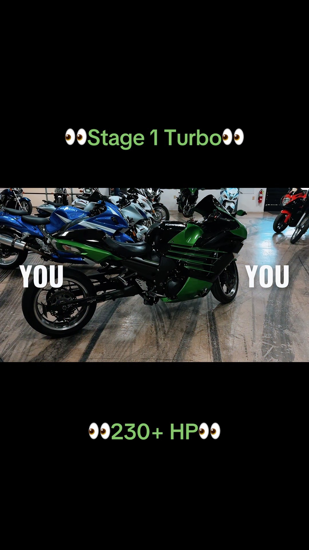 2013 Kawasaki ZX-14R (Preowned) - 6,600 Miles - $17,999 Stretched