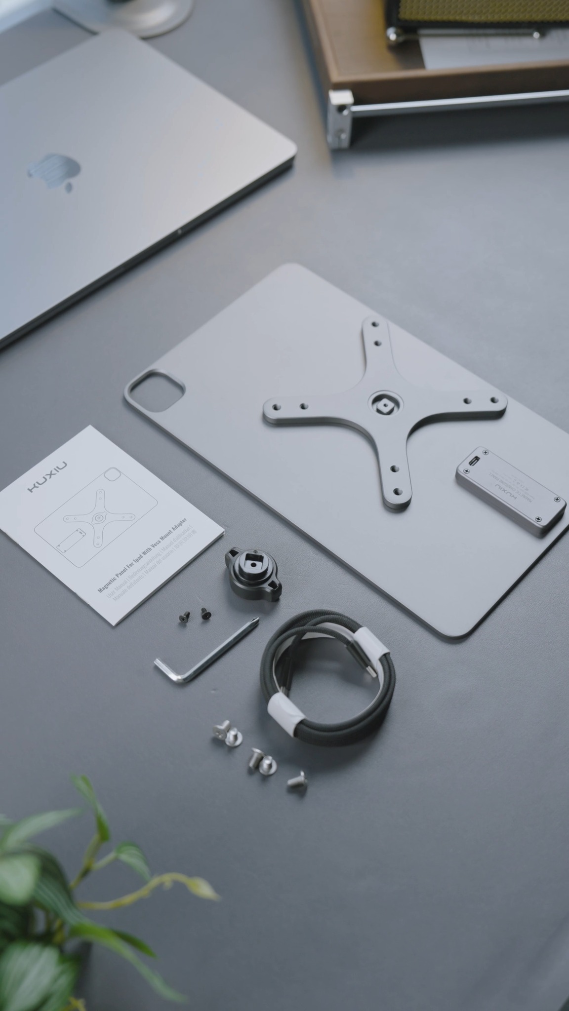 What if your iPad can be used with your VESA mount arm? Last year