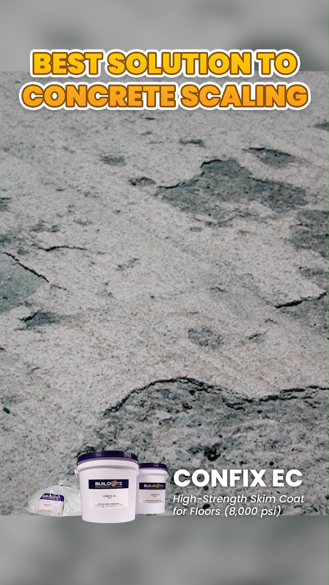 CONFIX EC is an epoxy modified, cementitious, rough textured mortar ...