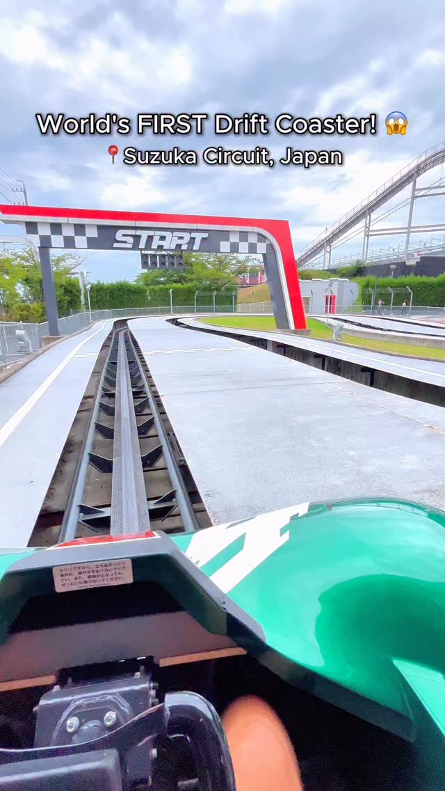 ‼️World’s FIRST Drift Coaster! 😨 Check out Duel GP at Suzuka Circuit! 🙌 ...