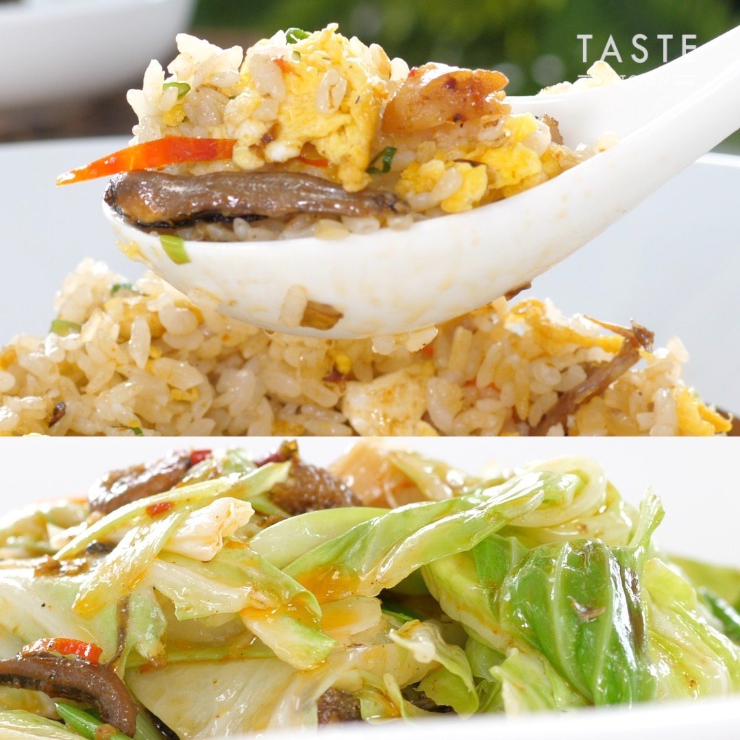 XO sauce 2 ways Fried Rice with XO Sauce Stir-Fry Cabbage with XO Sauce ...