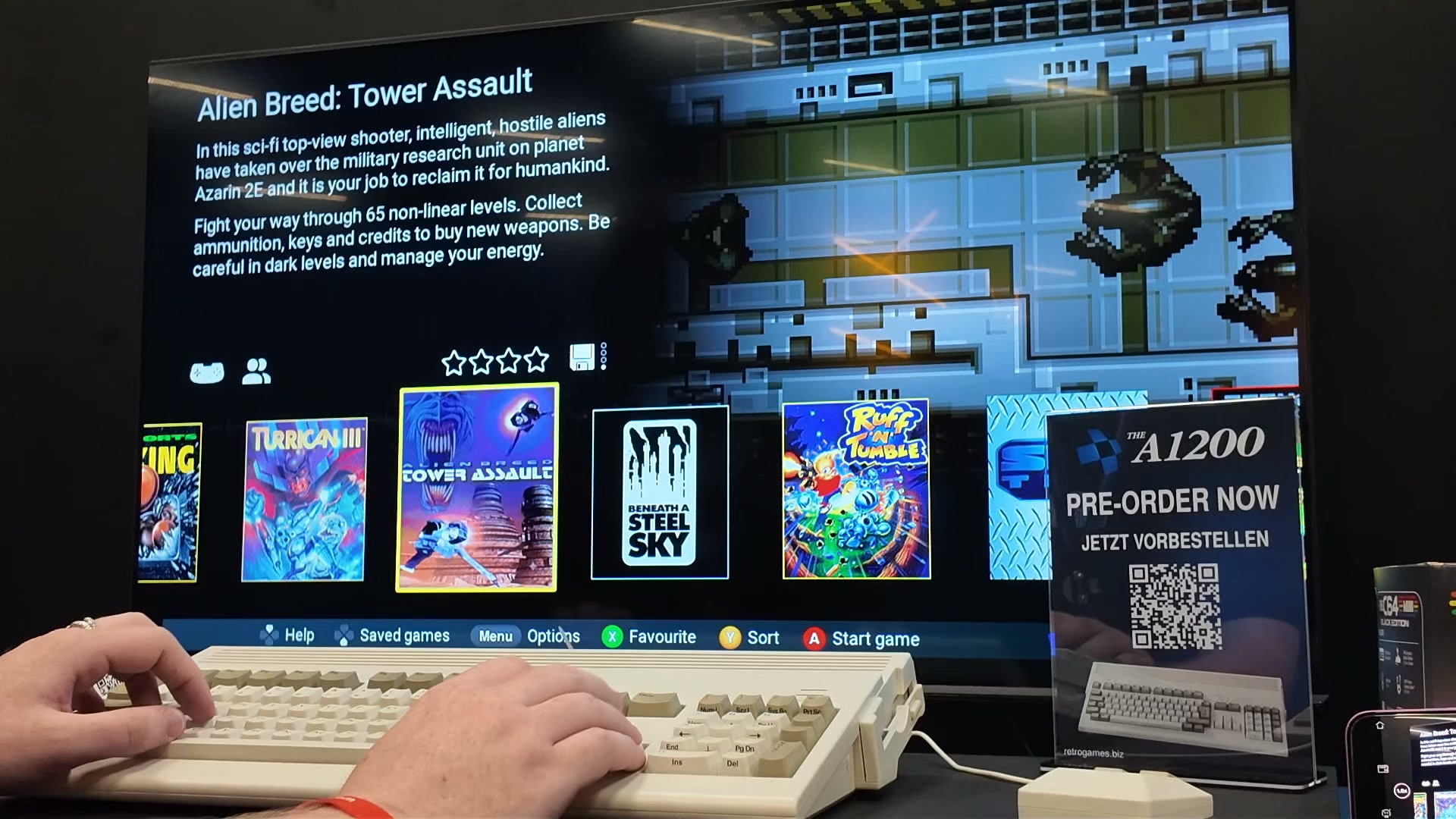 𝐂𝐚𝐧 𝐢𝐭 𝐫𝐮𝐧 🤔 #Amiga · #Amiga1200 · #DOOM