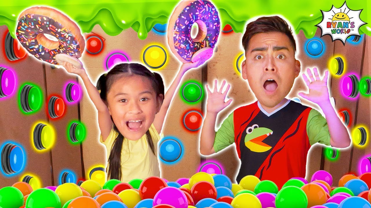 Ryan Plays Hide and Seek Adventures with Emma and Kate! - Ryan's World ...