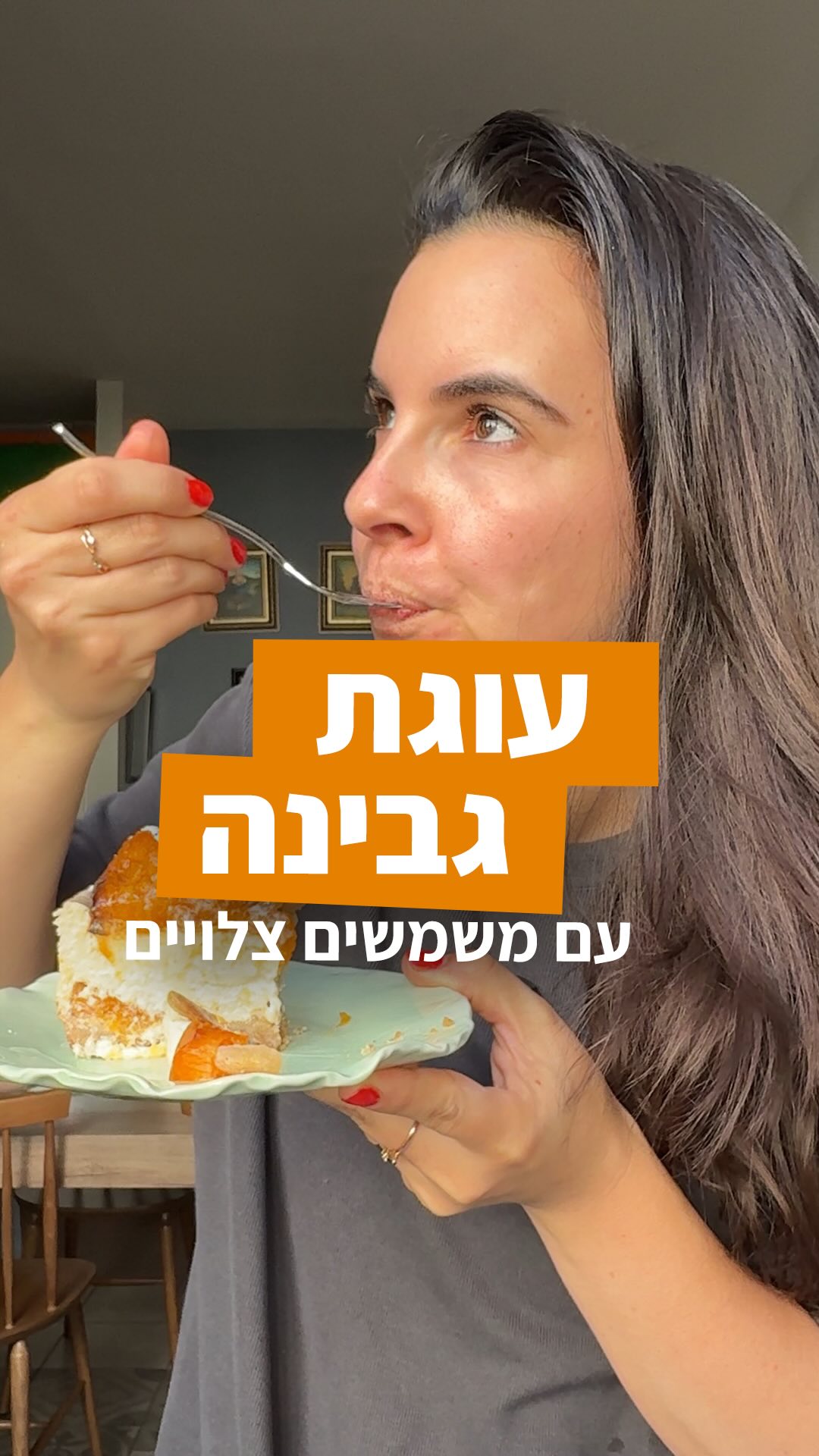 עוגת גבינה עם משמשים ואמרטו // מתוך הספר: SWEET • לינק לרכישה בהייליט ...