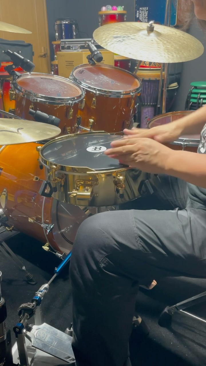 TAMAミニティンバレス　 ティンバレス大小のセット 試奏レポート【TAMA】Black Steel Mini-Tymps | ドラマガWeb