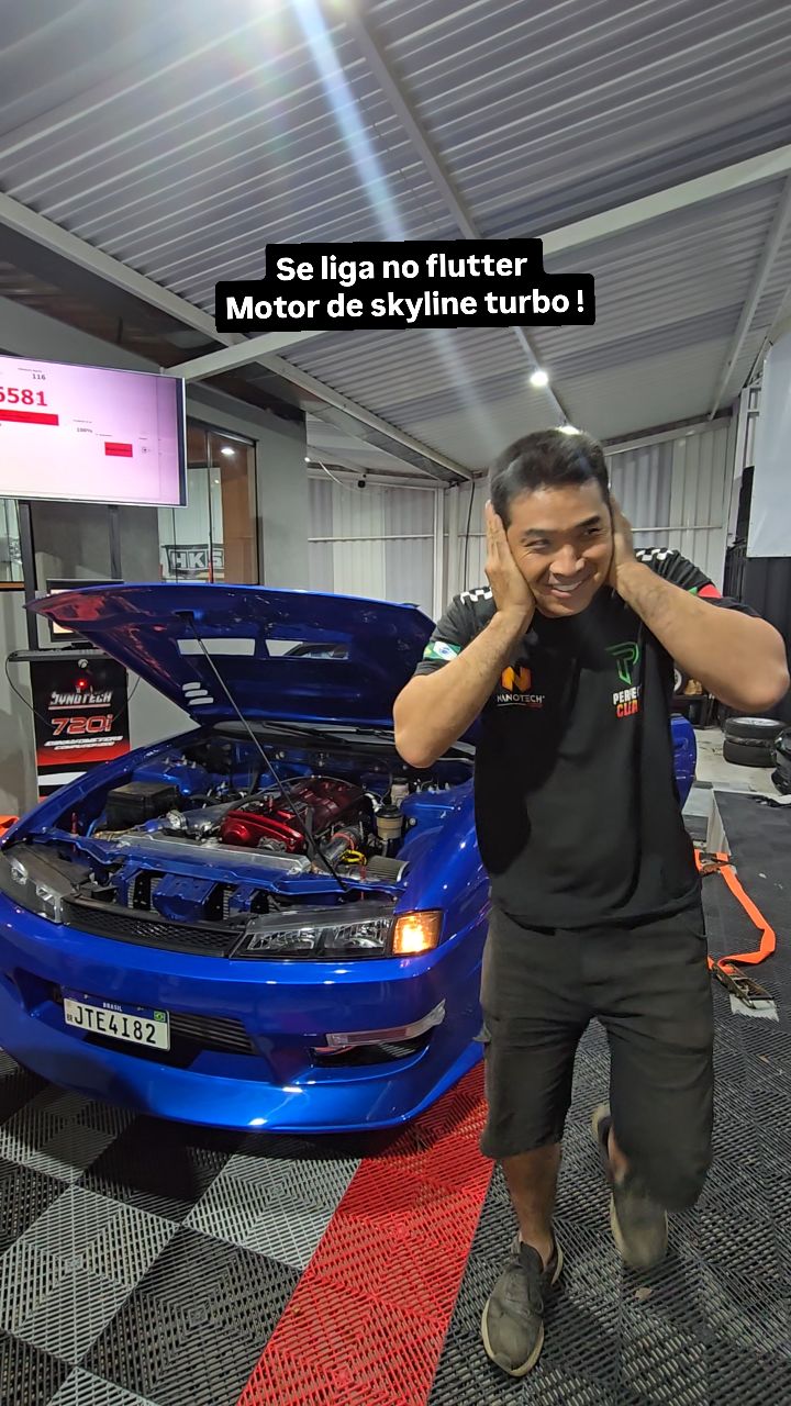 Olha que top ficou o flutter do Nissan silvia s14 ! Motor rb25 turbo de ...