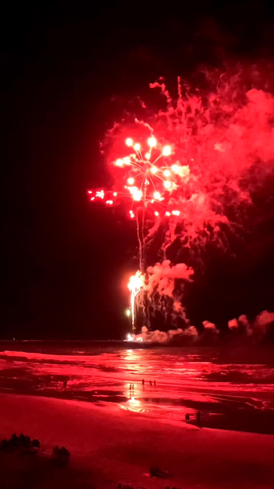 Cool photo of the fireworks in Cherry Grove Friday night. Whoever