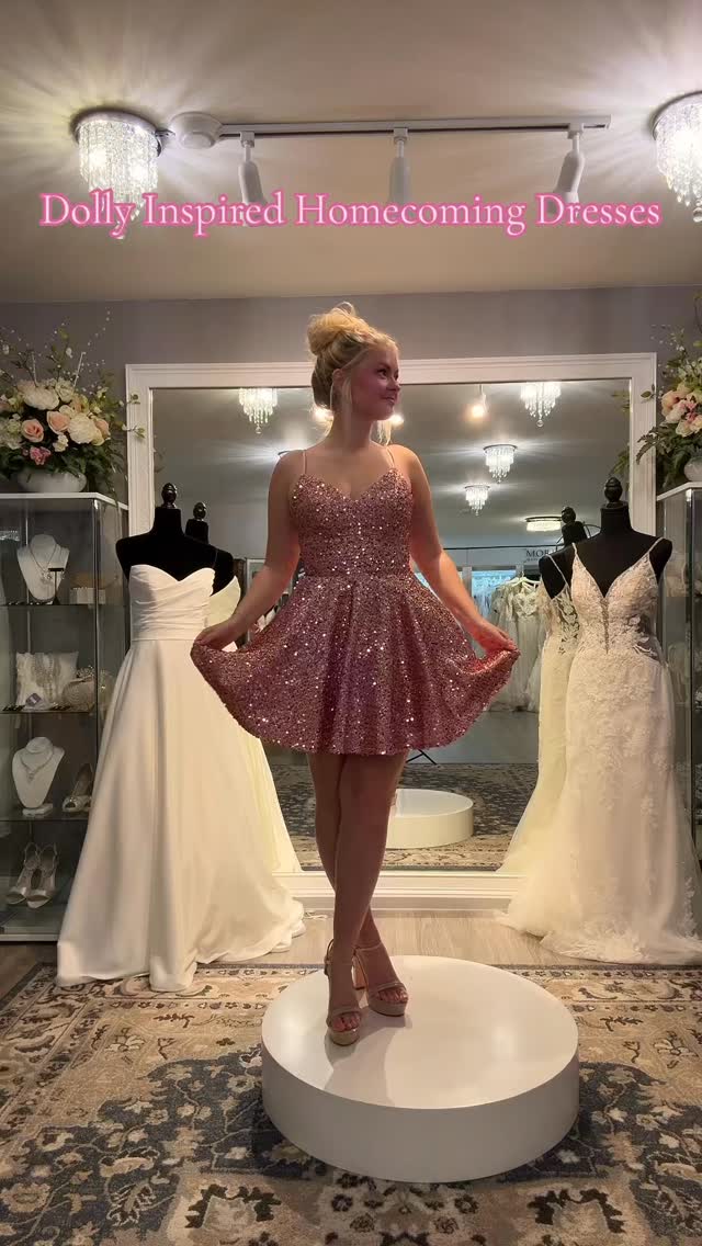 homecoming dress shops in washington pa Wearing extra pink and extra sparkles here at Bella Sposa honor of Dolly today! #bellasposahoco #dollyparton #pink #hoco2026 | Bella Sposa Bridal, Prom & Tux prom dresses 2026
