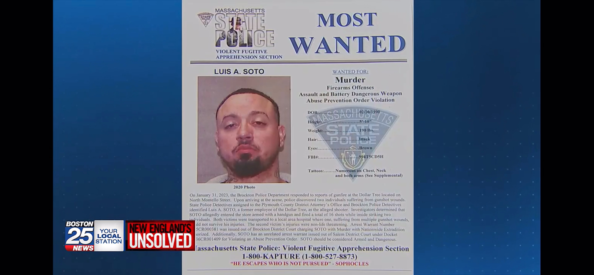 ICYMI: Detective Lieutenant John Sullivan from the State Police Violent ...