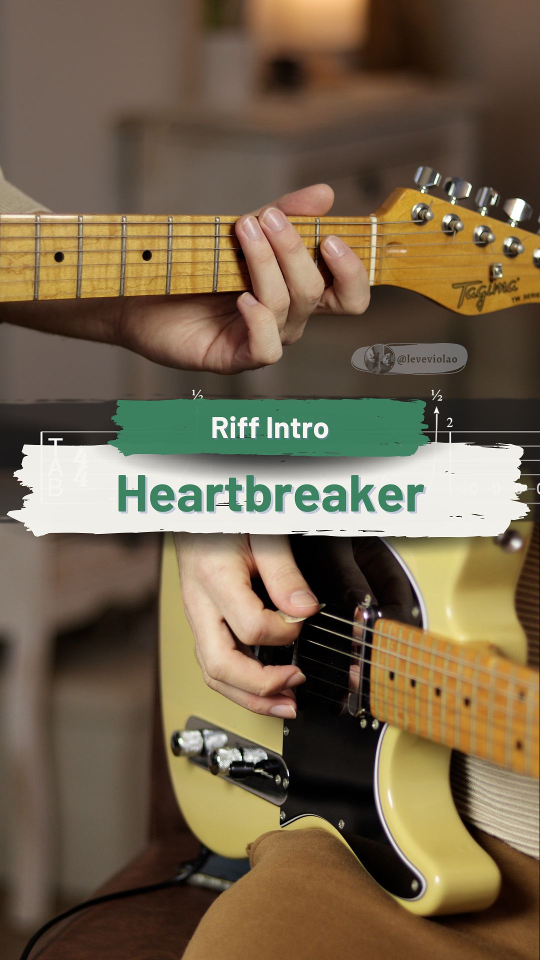 Led Zeppelin - Heartbreaker | Riff Intro #guitar #guitarra #violao ...