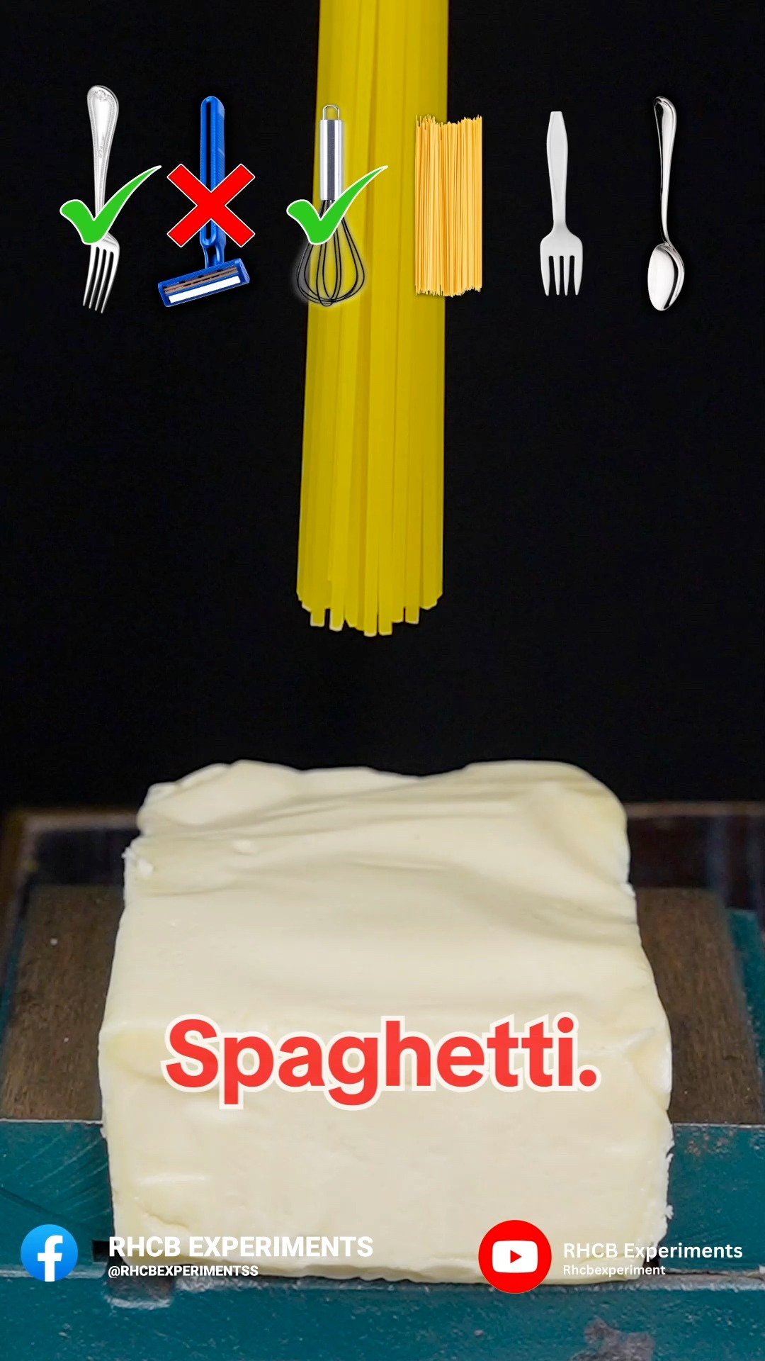 Can spaghetti drill into cheese 🧀😱 #oddlysatisfying #experiment # ...