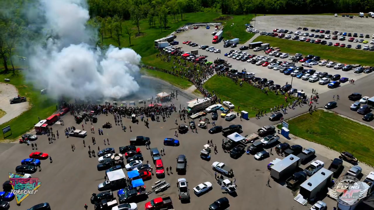 Roll Racing is completed, Burnout contest is underway. That means Drag ...