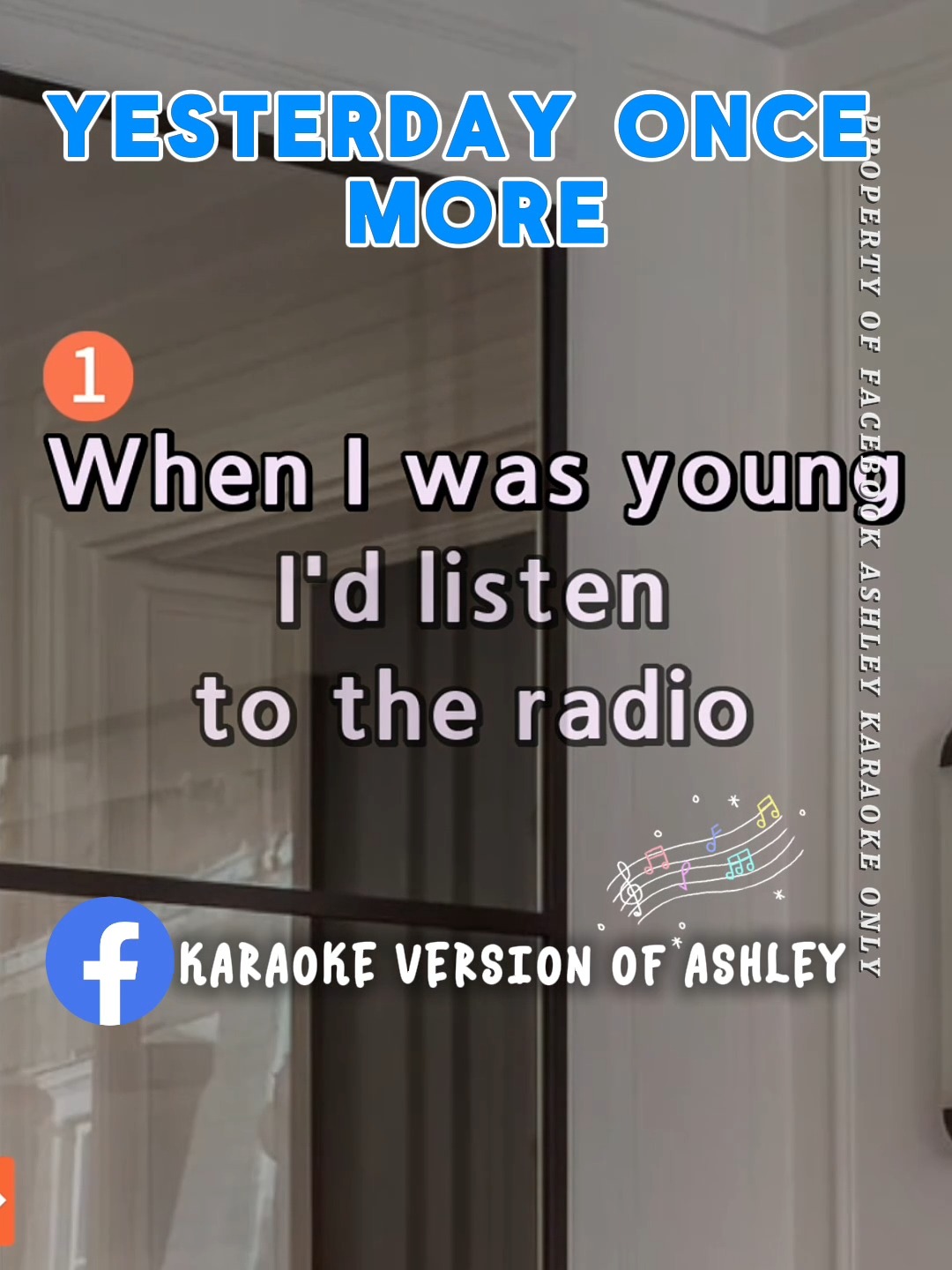 When I was young,I'd listen to the radio The Carpenters
