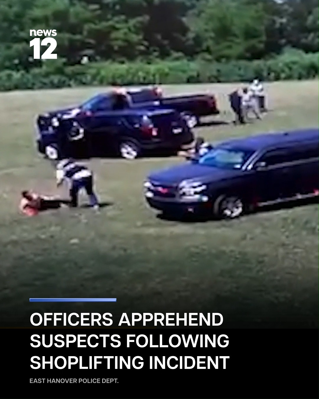 Dramatic new video captures the moment East Hanover police