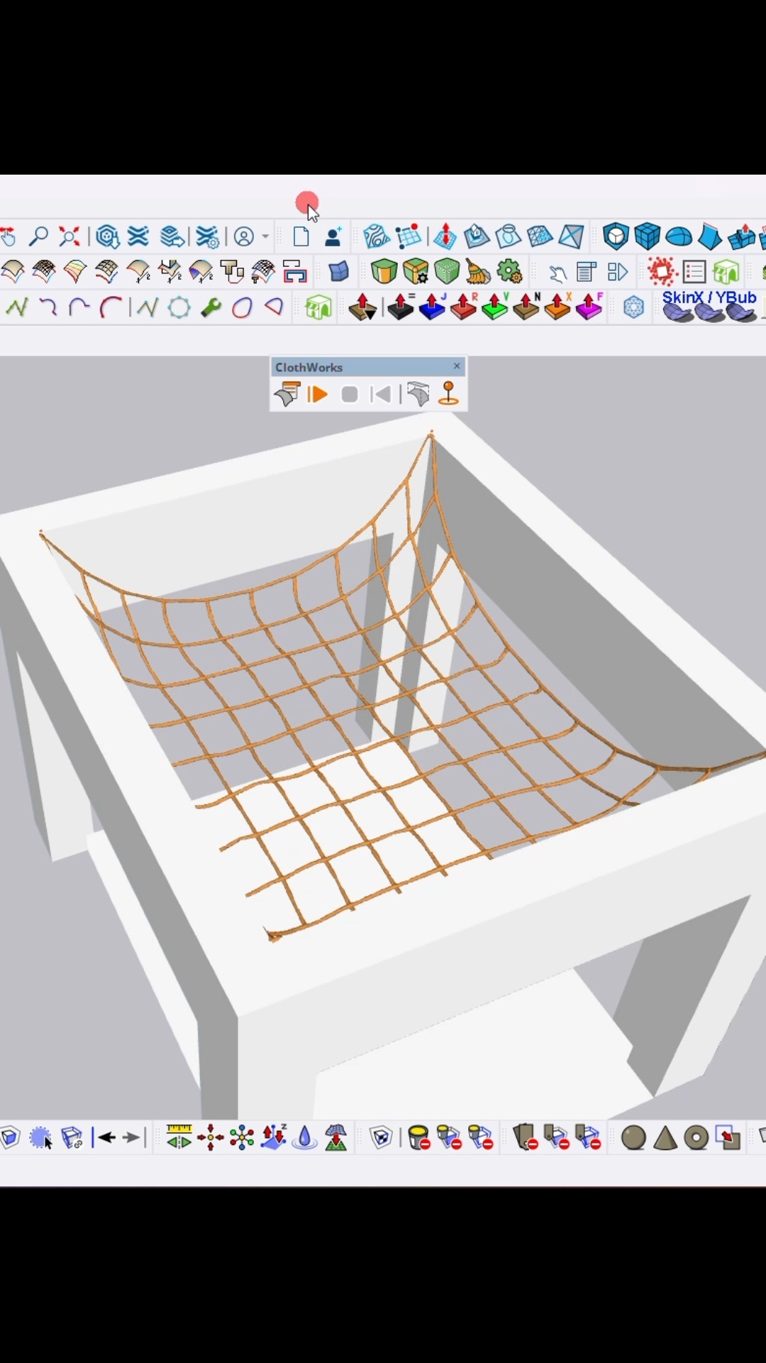 SKETCHUP TUTORIAL / how to create a tensile rope decor in sketchup ...